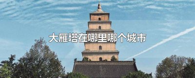 ​大雁塔是哪个城市的著名景点儿? 大雁塔是哪个城市的著名景点?