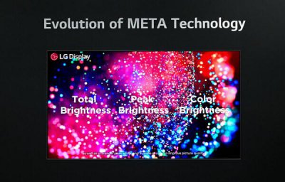 ​LG Display 推出 META 2.0 技术，OLED 面板亮度可达 3000 尼特