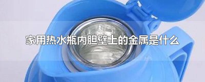 ​家用热水瓶内胆壁上的金属是什么材质 热水瓶胆外壁的金属是什么