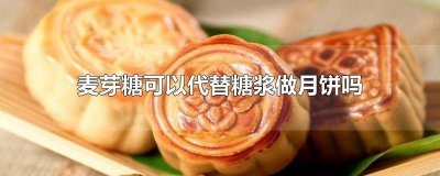​麦芽糖浆可以代替转化糖浆做月饼吗视频 麦芽糖浆可以代替转化糖浆做月饼吗为什