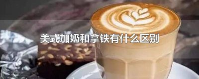 ​美式加奶是拿铁嘛 拿铁是加奶的美式吗