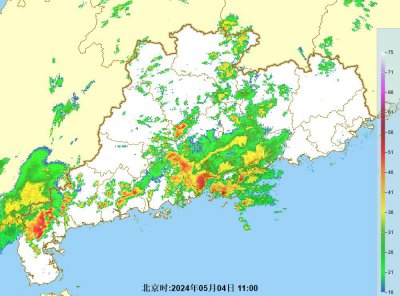 ​强降水云团移近，广州多区发布“风雨预警”
