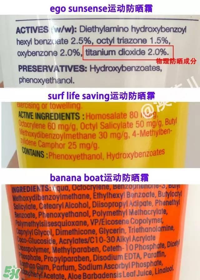 运动防晒霜哪个牌子好_运动型防晒霜评测