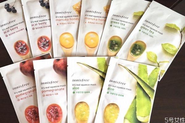 悦诗风吟面膜一共有几款 悦诗风吟20种面膜功效