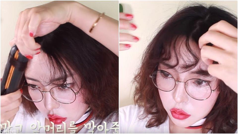 泫雅嬉皮卷发型教程 韩式嬉皮卷发型怎么弄