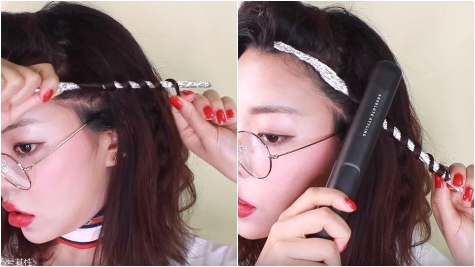 泫雅嬉皮卷发型教程 韩式嬉皮卷发型怎么弄