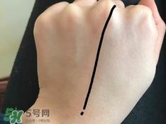 草木之心隔离霜色号试色 草木之心隔离试色图