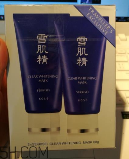 雪肌精美白黑面膜是撕拉面膜吗？适合什么肤质？