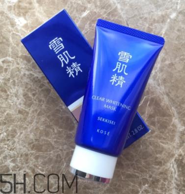 雪肌精美白黑面膜是撕拉面膜吗？适合什么肤质？