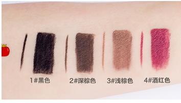 the saem得鲜眼线膏色号 the saem得鲜眼线膏试色图