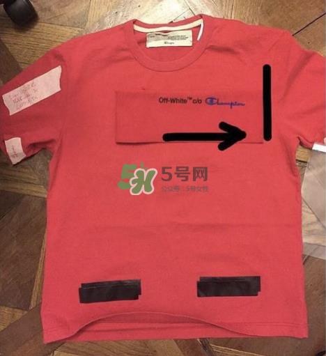 off white与champion联名实物什么样?