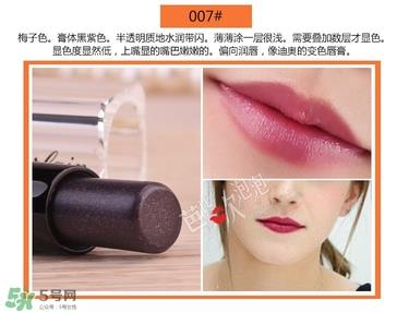 娇兰小黑裙唇膏色号_娇兰小黑裙唇膏试色图合集