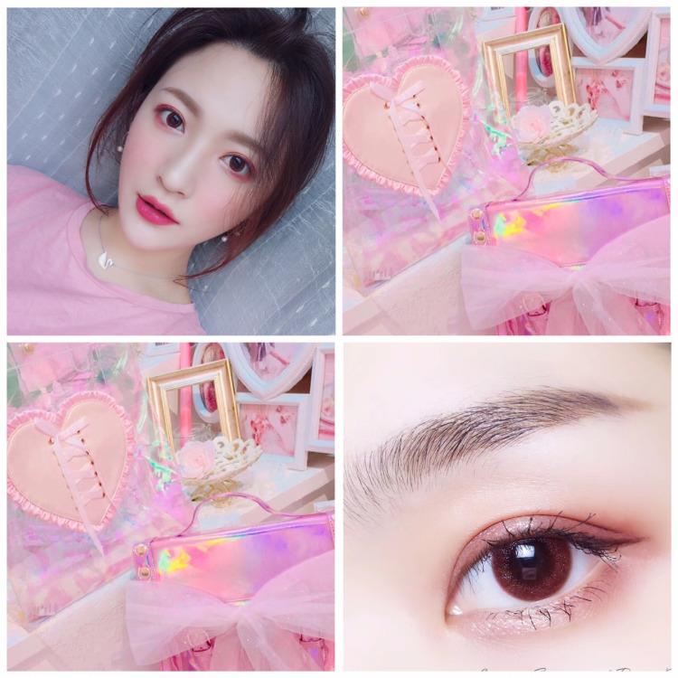 粉色美瞳效果图 粉色美瞳好看吗