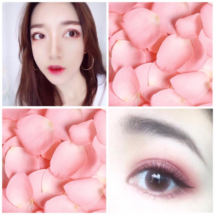 粉色美瞳效果图 粉色美瞳好看吗