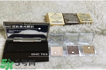 DHC花影柔光眼彩试色 DHC蝶翠诗花影柔光眼彩使用心得