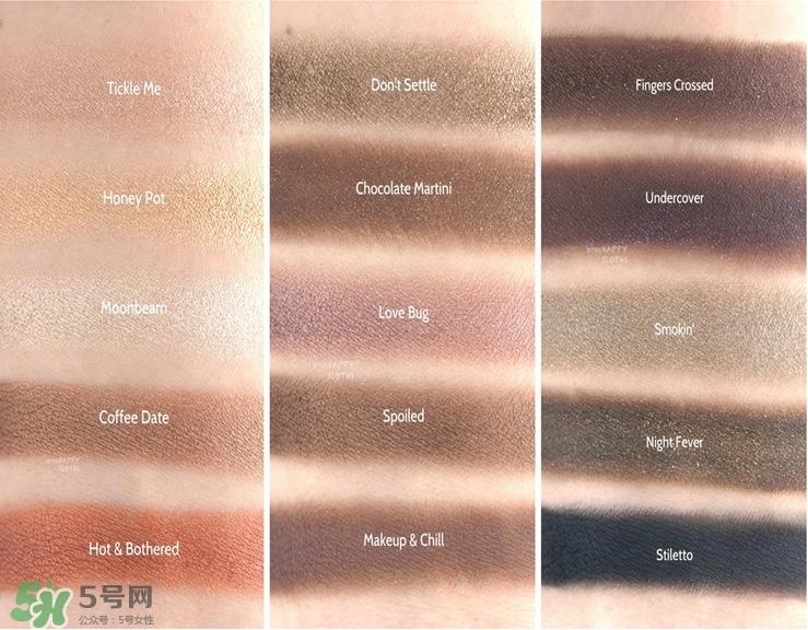 too faced30色眼影盘色号_too faced30色眼影盘试色图