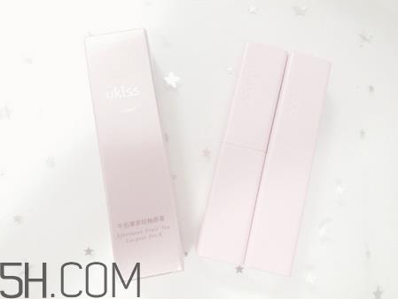ukiss午后果茶轻釉唇膏色号_悠珂思午后果茶轻釉唇膏试色