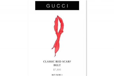 ​gucci红领巾多少钱 大几万一条