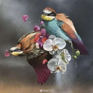 ​痴迷鸟儿的超现实画家，画出了各种各样的鸟，作品美到新高度