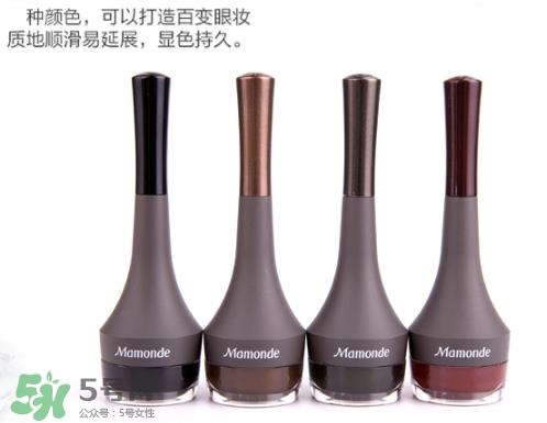 梦妆眼线膏怎么样？梦妆眼线膏色号试色