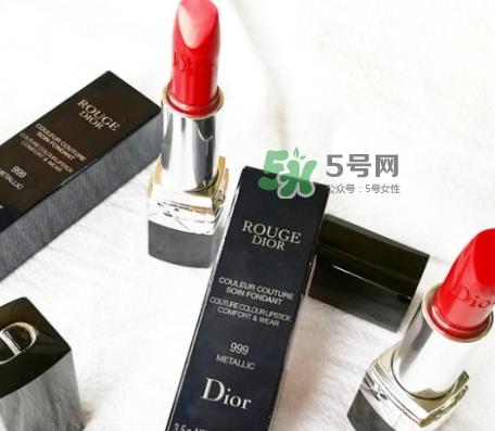 迪奥夹心999口红色号 dior迪奥夹心999口红试色