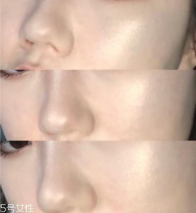 becca高光vanilla quartz和moonstone的对比试色