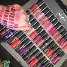 nyx丝绒唇釉色号 nyx唇釉试色