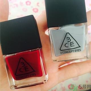 3CE指甲油真假辨别对比图