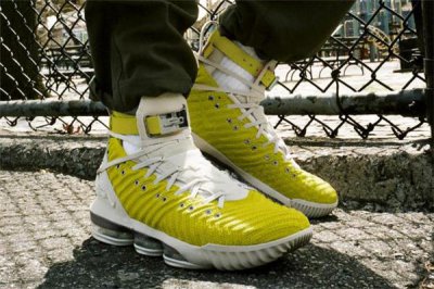 ​耐克lebron16 hfr荧光柠檬黄发售时间 詹16hfr亮黄配色