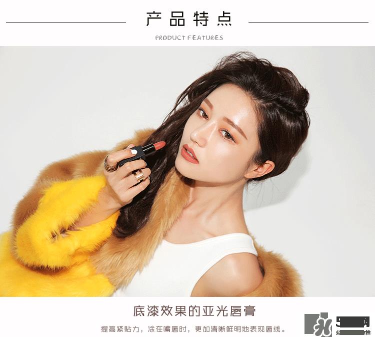 3ce南瓜色口红色号 3ce南瓜色口红试色图