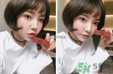3ce南瓜色口红色号 3ce南瓜色口红试色图