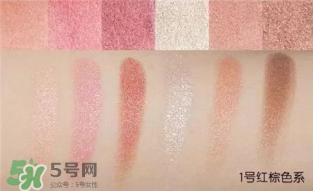 稚优泉六色眼影色号 稚优泉六色眼影试色