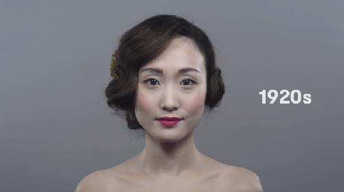 11张图看完日本女性百年妆容变化