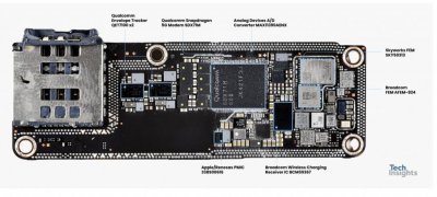 ​拆解显示苹果 iPhone 16 全系采用高通 X71 基带，型号为 SDX71M