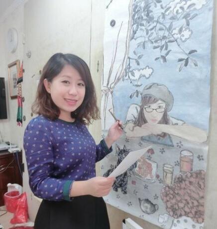 39岁央视主持人任鲁豫的妻子朱晶近照