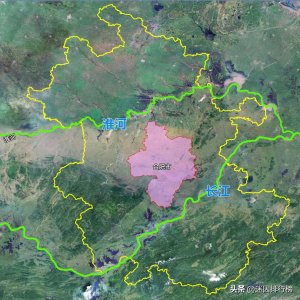 ​11张地形图，快速了解安徽省合肥各市辖区县市
