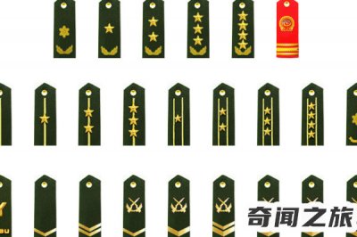 ​军衔等级划分一览表（军衔等级排名从小到大元帅）